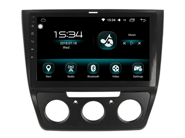 Witson Android 11 Car Audio System for Skoda 2014-2017 Yeti Manual Air-Conditioner Version 4GB RAM 64GB Flash Big Screen