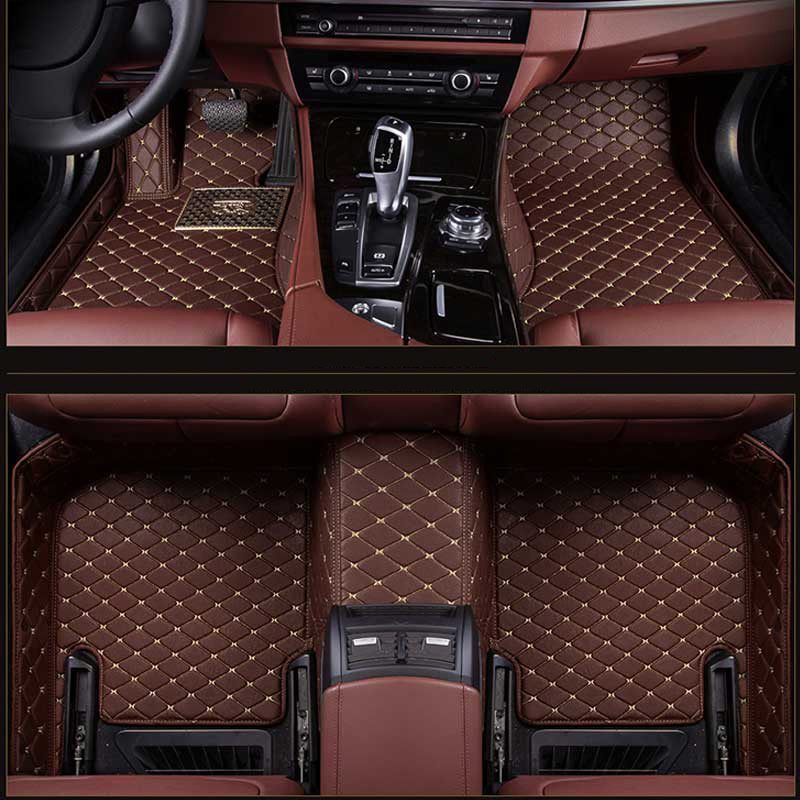 Hot Pressed 5D Foot Pads Automobile for KIA Sportage 2017 2018 2019 2020 Luxury Leather Car Floor Mats