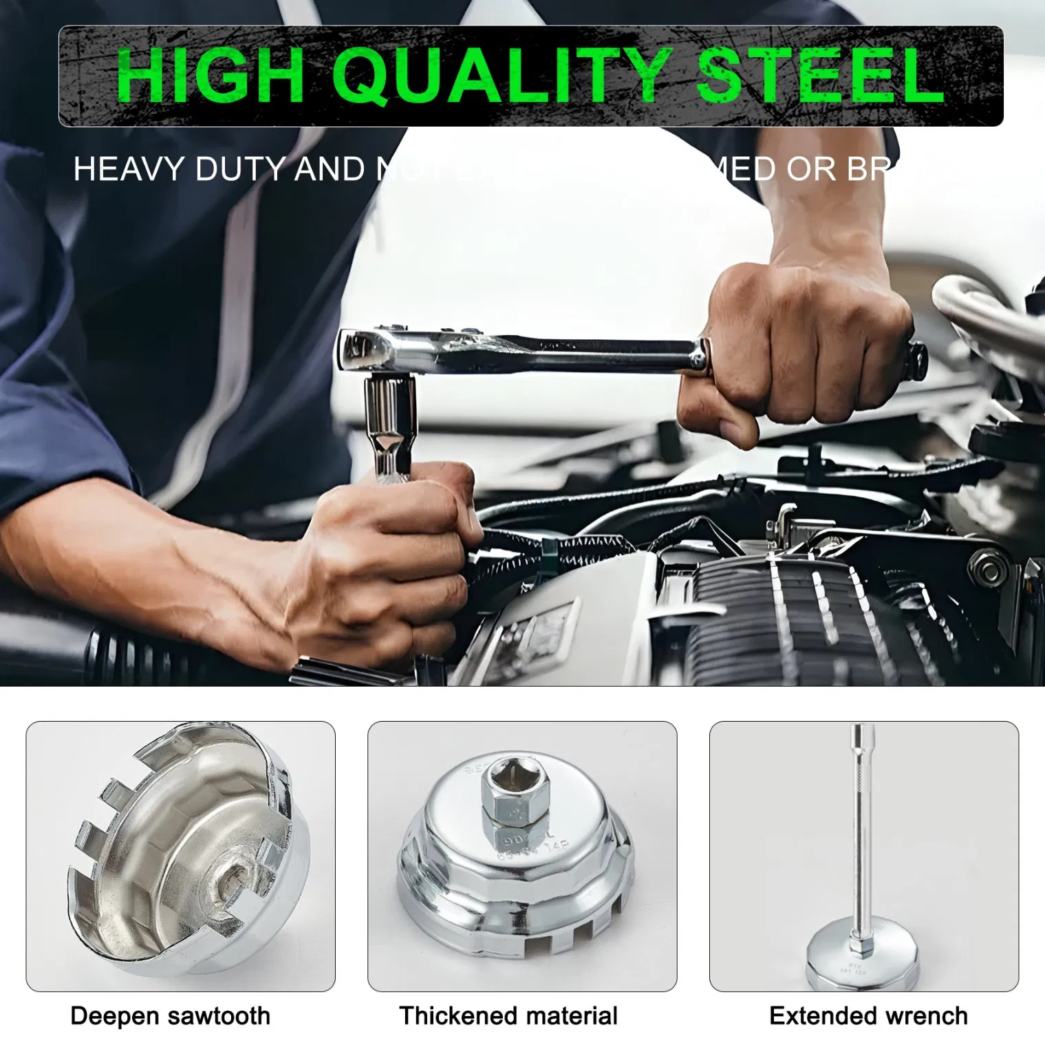 Car Maintenance Flexible Oil Filter Removal Tool (AB901)