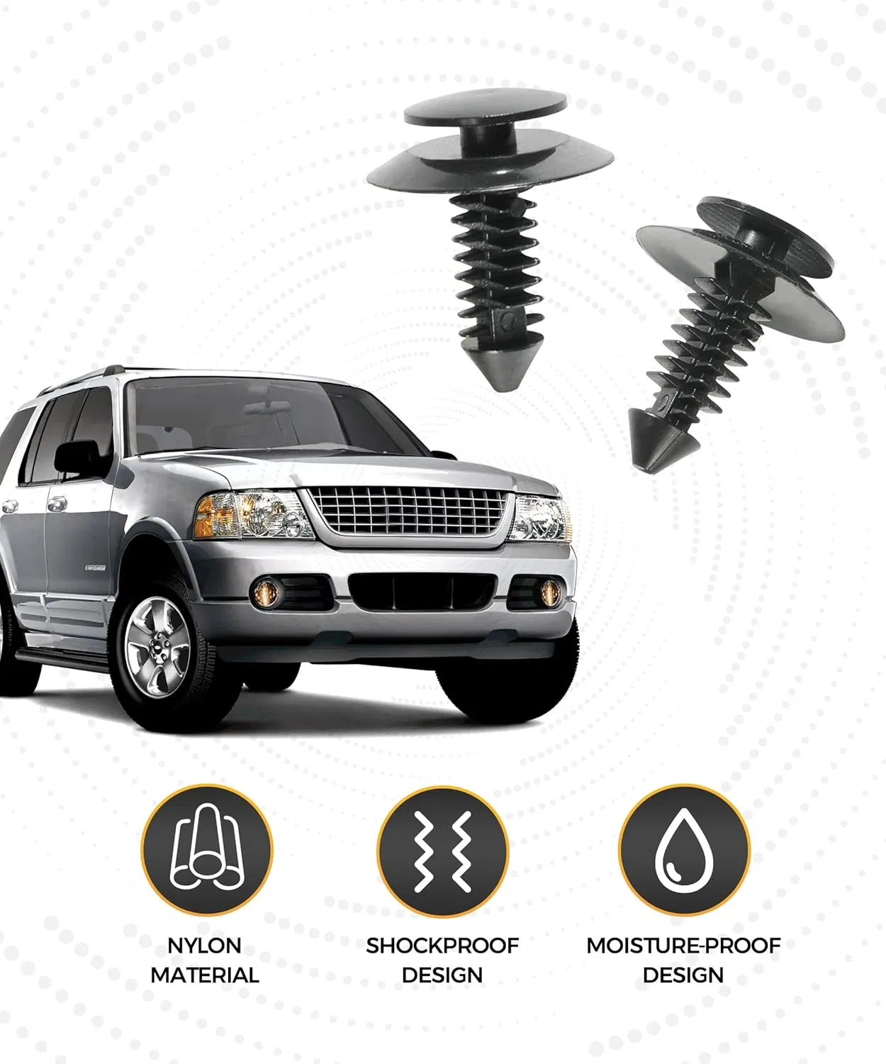 20PCS Car Accessories Fasteningtrim Panel Retainer Car Interior Clips