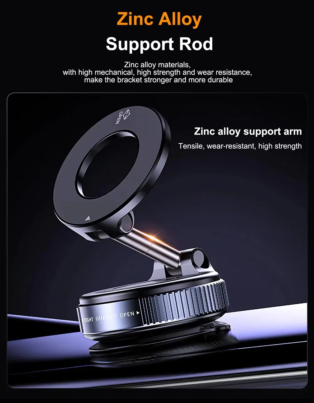 Telescopic Arm Feature