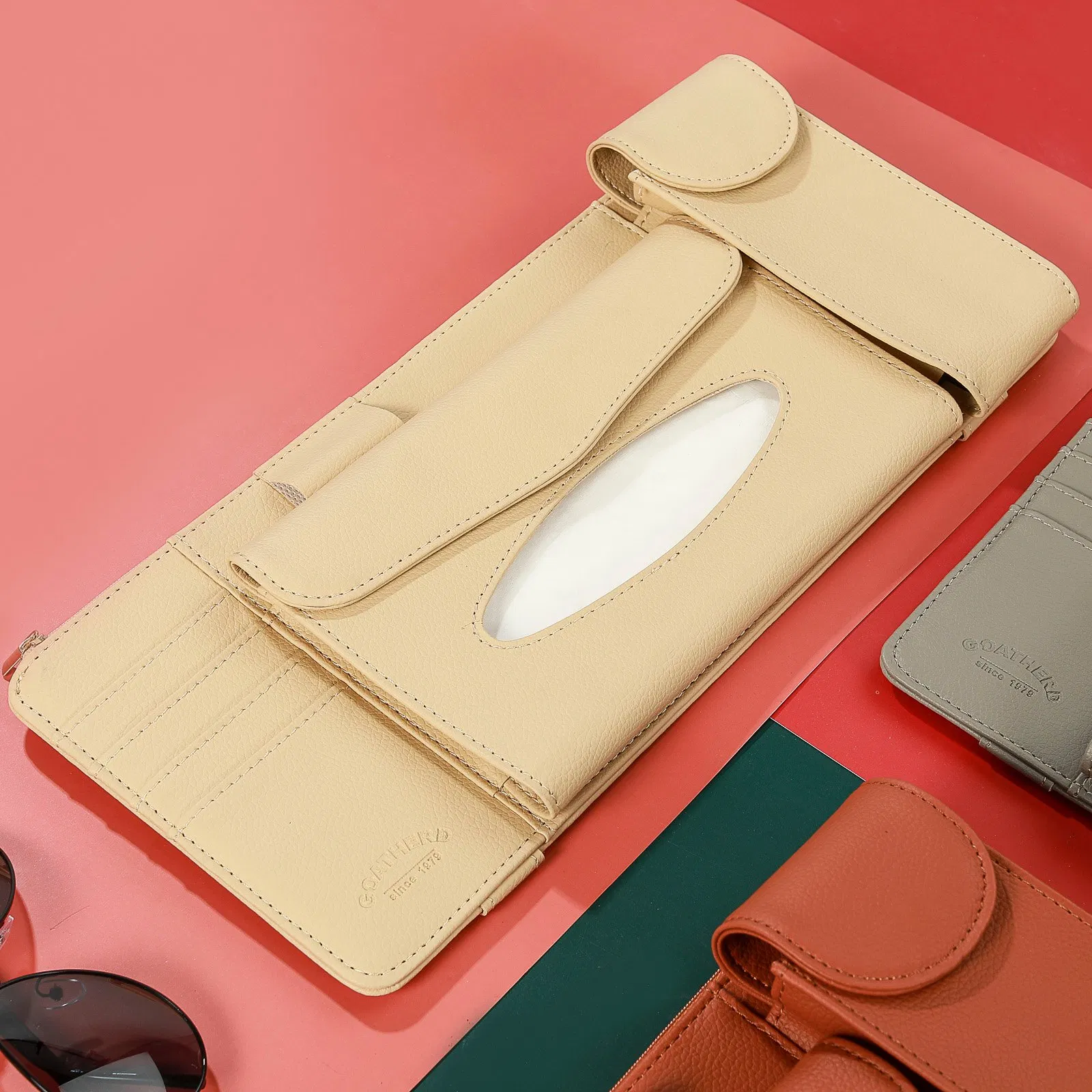 Best Selling Auto Interior Accessories Pocket Organizer Car Sun Visor Organizer