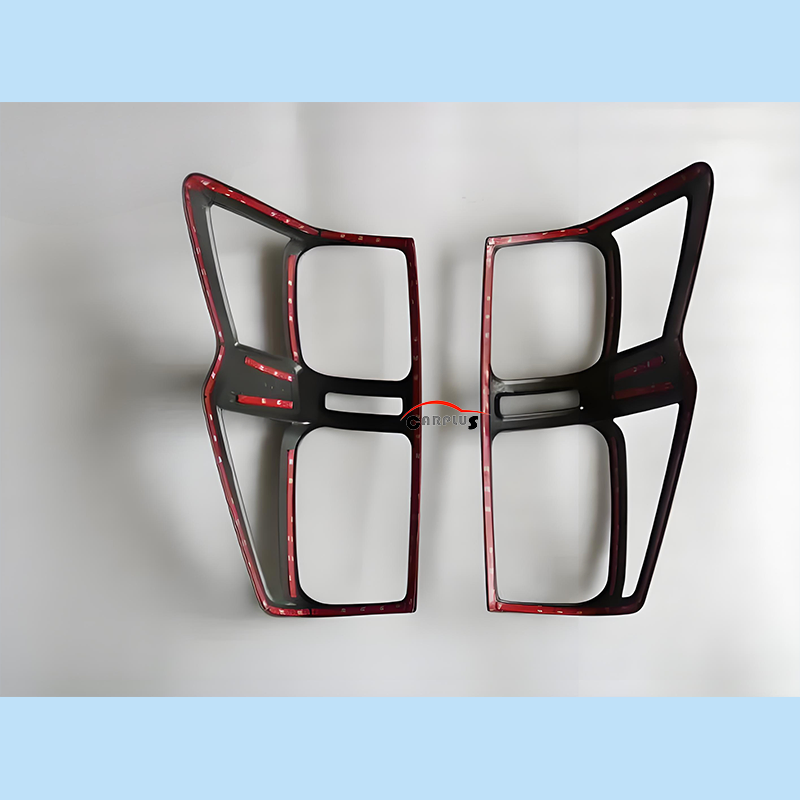 ABS Tail Lamp Cover for D-Max 2022 Tuning Black Garnish Cover Kits Body Kit 4X4 Exterior Back Light Car Exterior Accessories