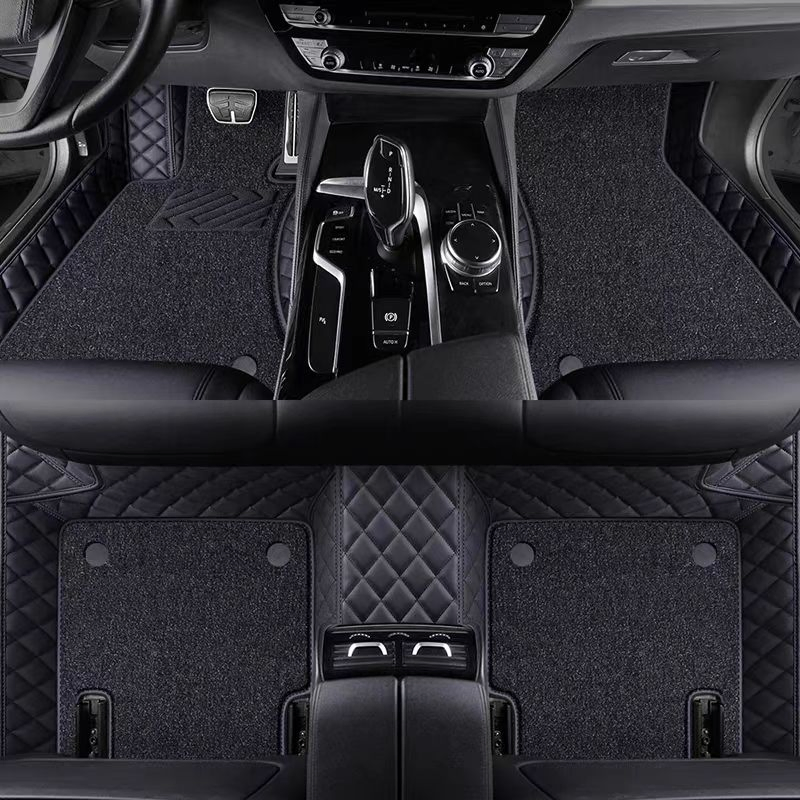 Double-Layer Leather Car Floor Mats and Auto Parts Are Suitable for All Car Models and Can Be Customized