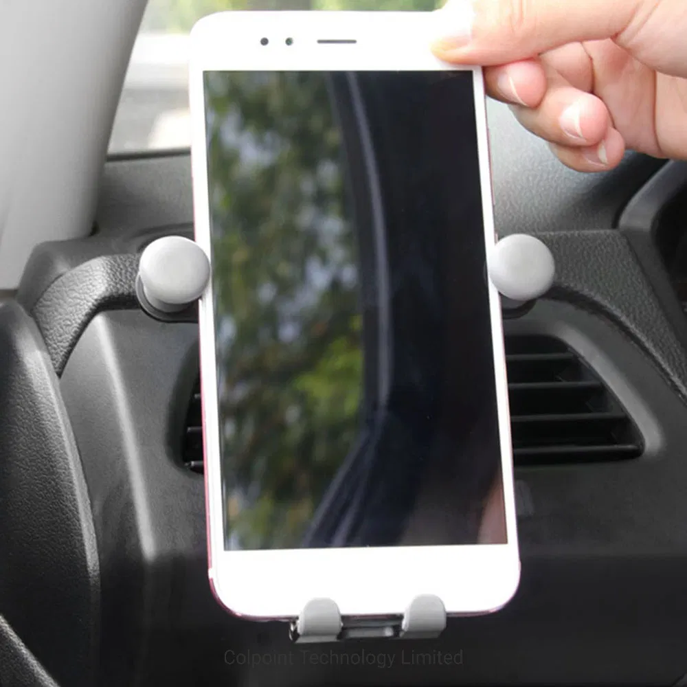 Hot Rundong Smile Face Pattern Car Air Vent Phone Holder Gravity Universal Car Cradle Mount