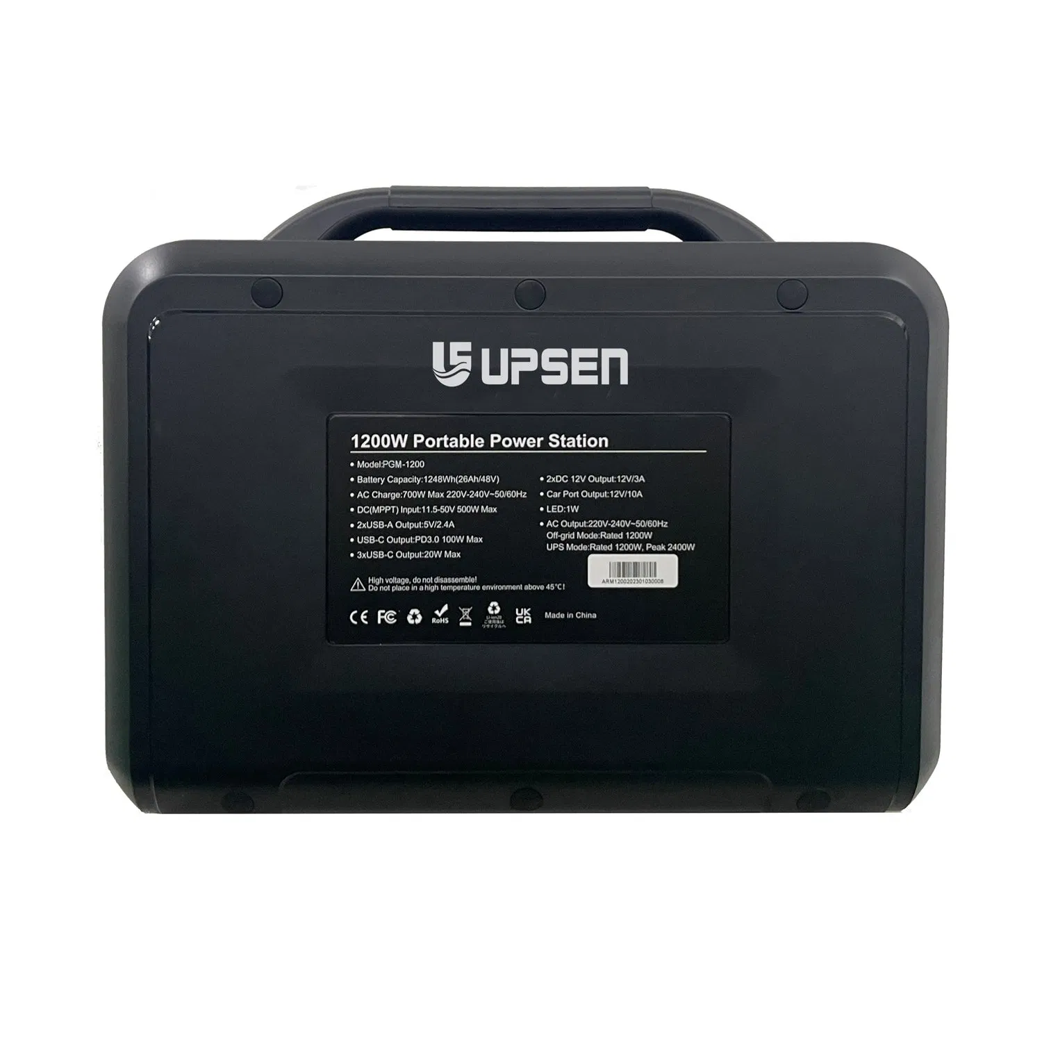Portable Power Station 1248wh with LiFePO4 Battery Energy Storage System All in One for Home