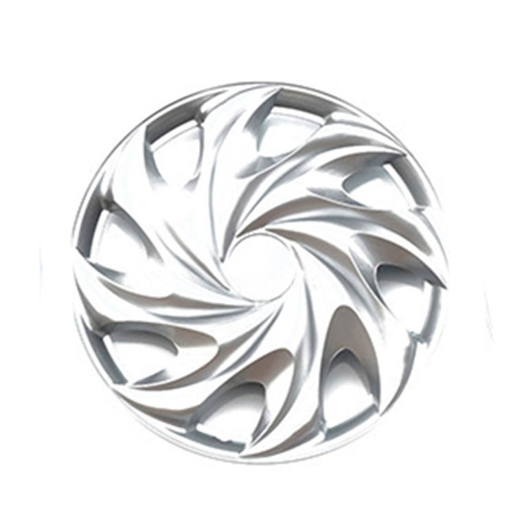 Stylish Hubcaps Universal Wheel Cover Type F Silver Black PP Plastic Durable Wheel Rim Caps Car Styling Accessories Parts