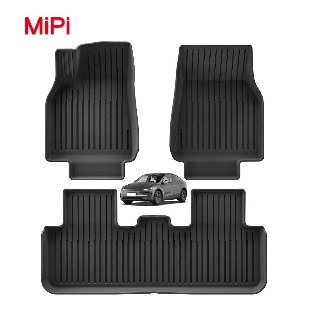 New Products TPE Car Mat Waterproof Non-Slip Car Floor Mat for Tesla New Model Y 2025 Long