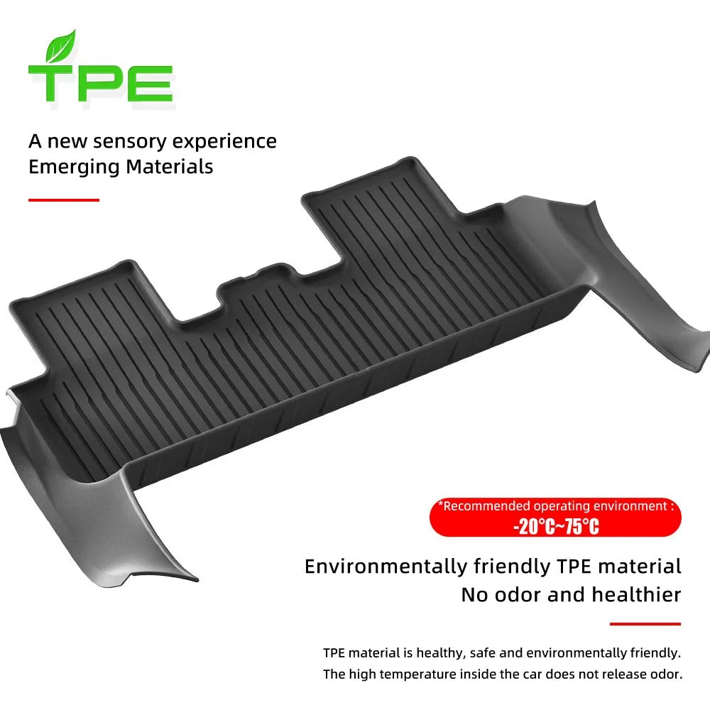 Hot Sell TPE 3D Car Mat Waterproof Easy Clean Car Floor Mat for Tesla New Model Y Launch Series 2025 Wrap Threshold