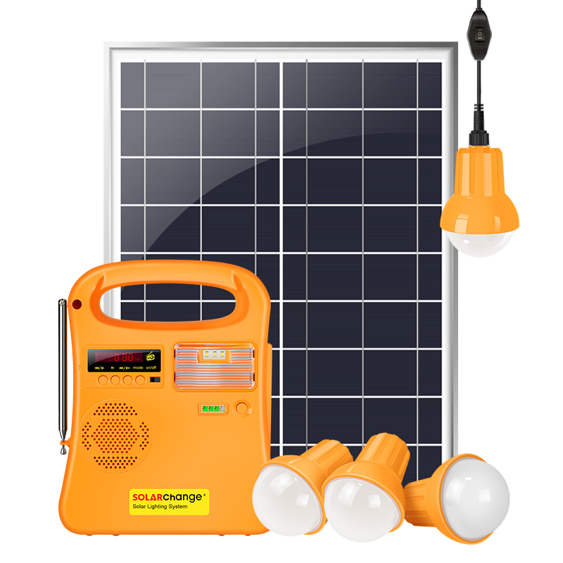 Chinese ODM OEM Factory Verasol Certified Solar Lighting System 5W 10W 15W 20W with Torch Radio MP3 Bluetooth Intergraged