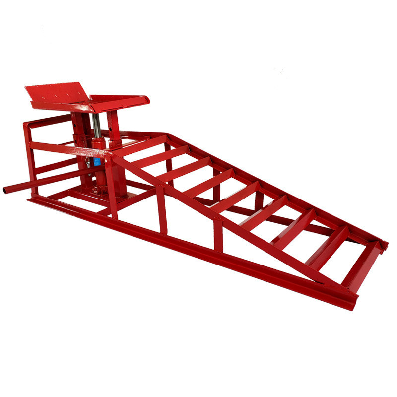Auto Repair Maintenance Ramp Plate 3t Hydraulic Jack Ramp Crawler Tool Car Lift Stand