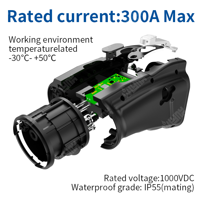 Olink EV Charger Adapter Electric Vehicle Car Connector 300A Chademo CCS Adapter