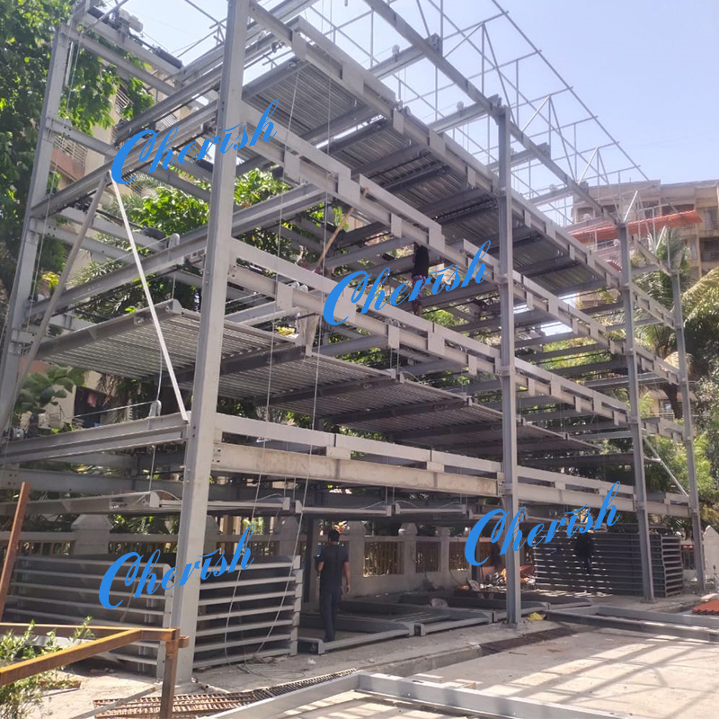 Automatic Car Stacker Parking Lift Multi Levels Customized Puzzle Storage Solution