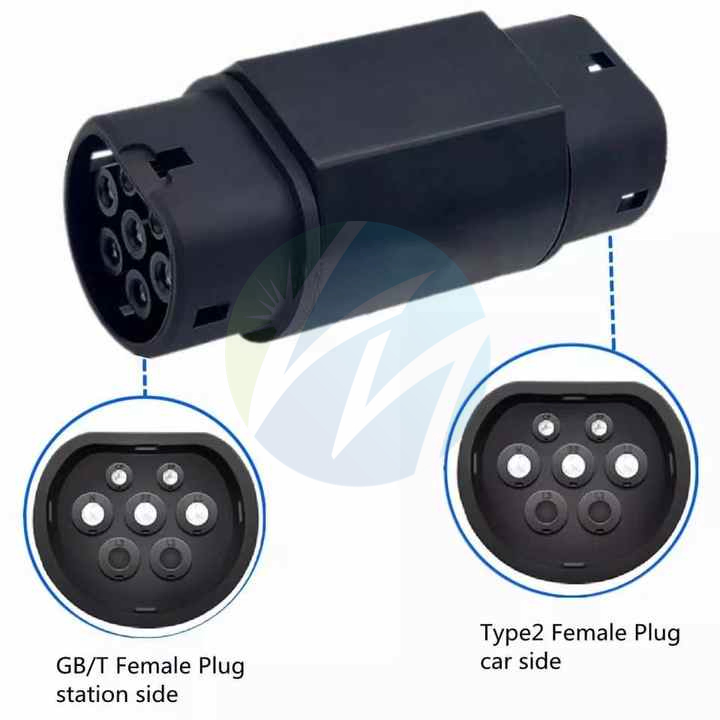 New Fast Adaptor CCS2 to Chademo for New Energy Electric Car DC EV Car Charger 250A 1000V Japanese Cars Chademo Use