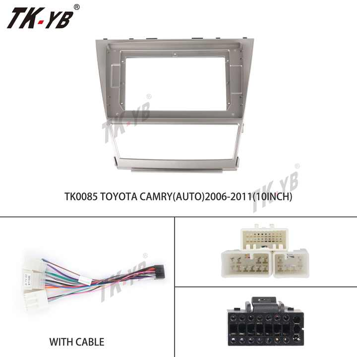 Navigation Audio System Tk Car Frame 2006 10 Inch Radio Frame Car Dashboard Accessories for Toyota Camry
