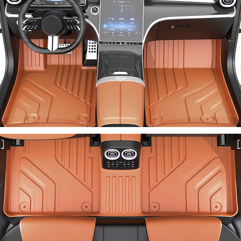 Car Accessories Factory Wholesale Full-Coverage Dustproof TPE Car Floor Mats of Car Accessory