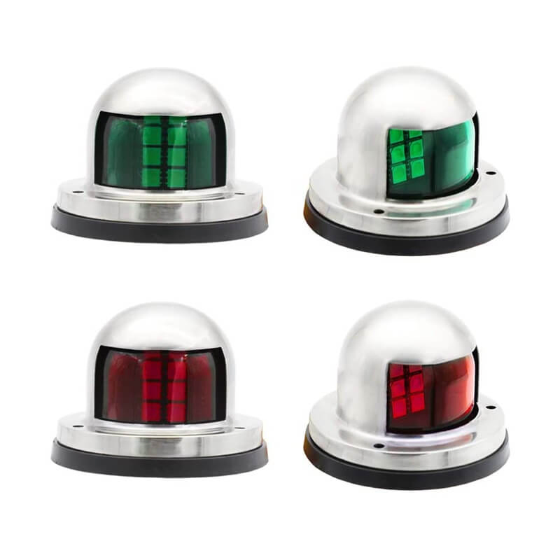 Waterproof LED Marker Warning Light Green Red Marine Car Accessories Ships Boat Navigation Lights Yacht Signal Light
