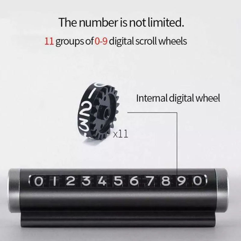 Aluminum Stickers Park Stop in Car-Styling Auto Accessories