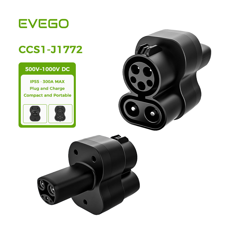 EV Car Charger Plug Connector CCS1 to J1772 Adapter for Tesla