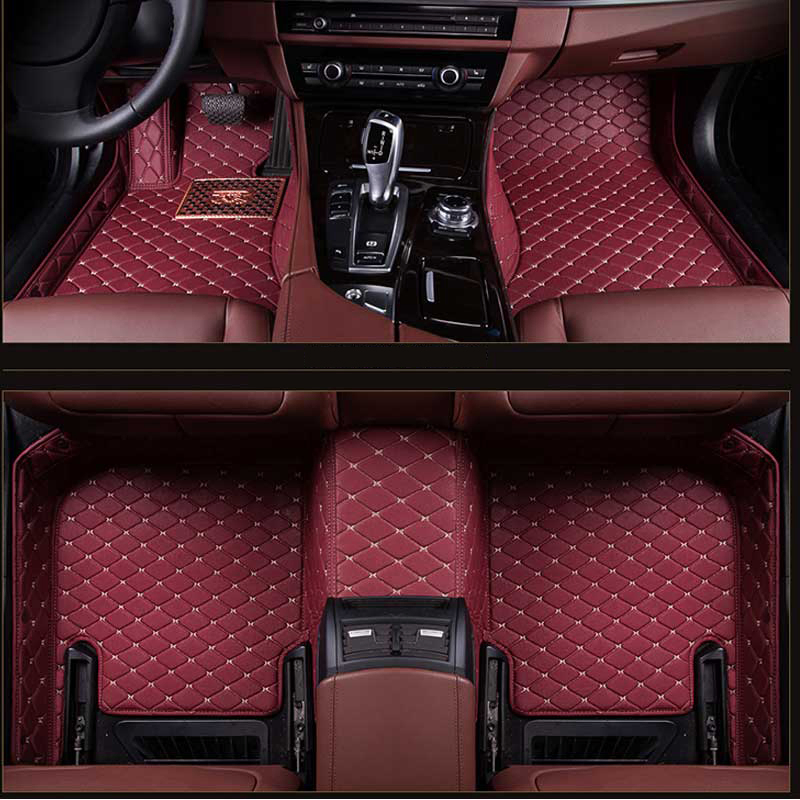 Hot Pressed 5D Foot Pads Automobile for KIA Sportage 2017 2018 2019 2020 Luxury Leather Car Floor Mats