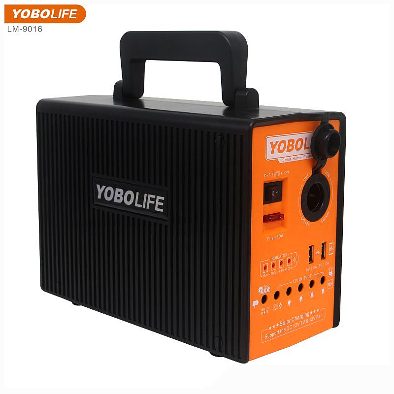 Yobolife Solar Lighting System With12V Car Cable Output Function