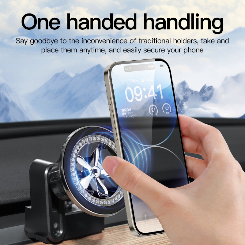 Aromatherapy Car Mount Car Phone Holder Air Vent Magsafe Magnetic Design CZ06