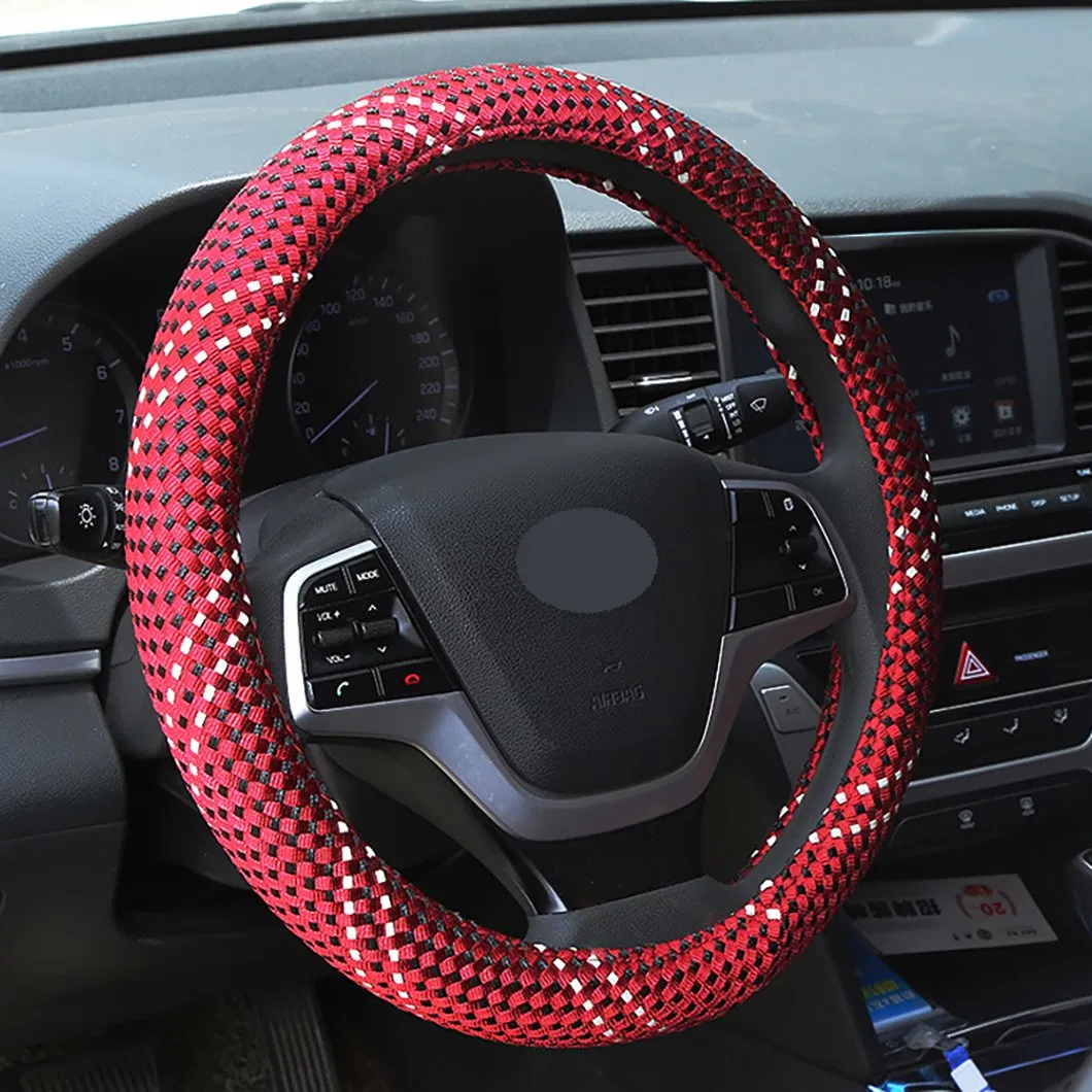 Premium Ice Silk Steering Wheel Cover for Comfort and Grip