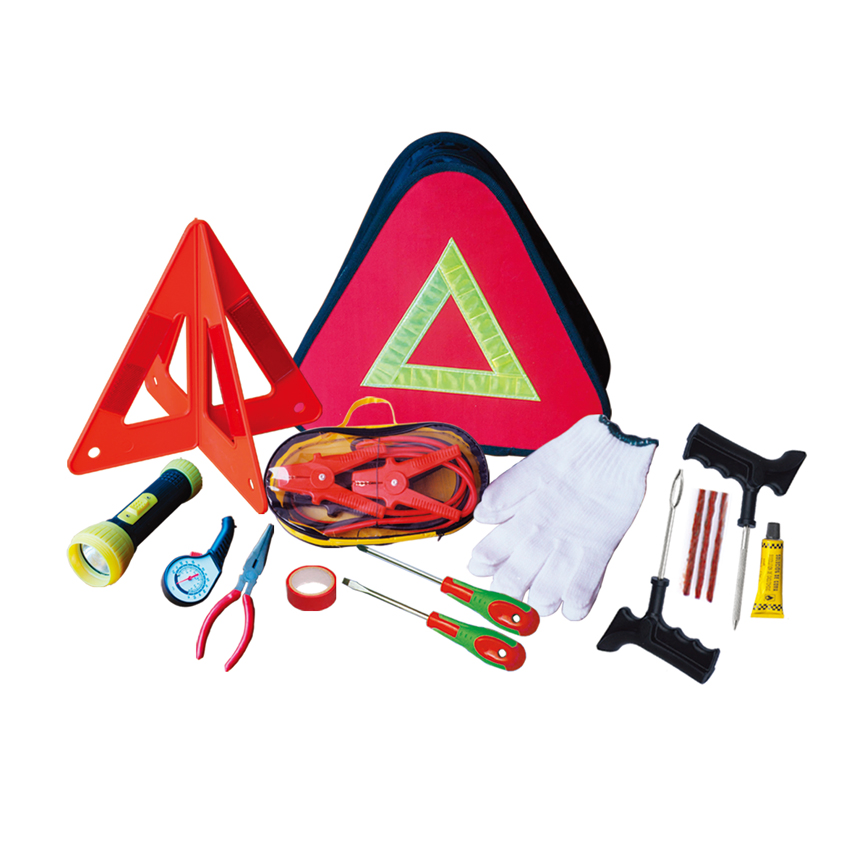 OEM Factory Roadside Kit Triangle Tool Bag Car Emergency Tools