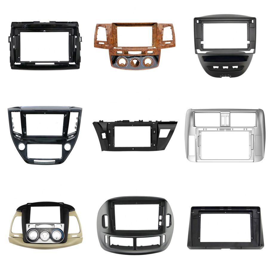 Car GPS Navigation Frame Auto Spare Parts Accessories Suitable for 2019+ Volkswagen Jetta Vs5 (10.1INCH, LHD, UV BLACK)
