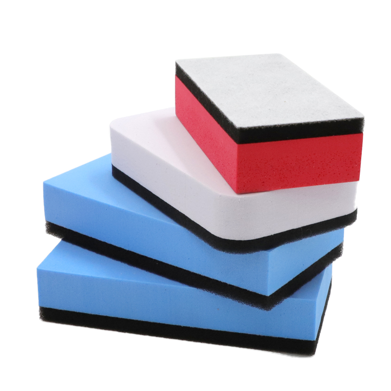 Car Wax Applicator Costomized Shaped Sponge Cars Wax Cleaning Tool