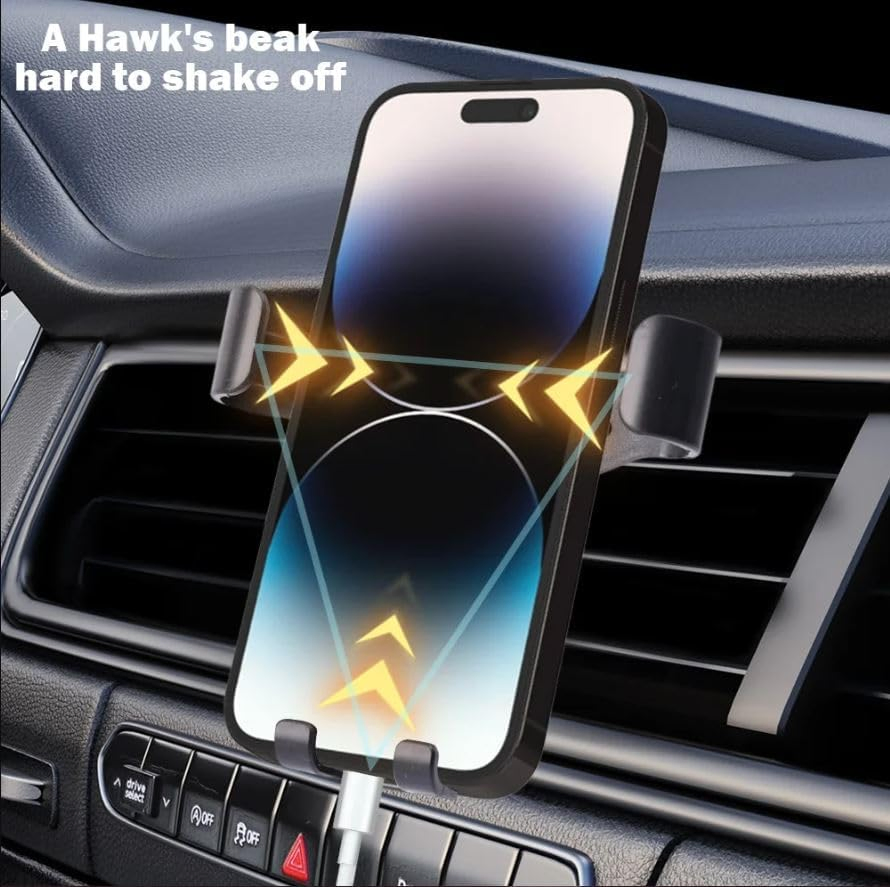 Gravity Handsfree Car Phone Mount for Air Vent