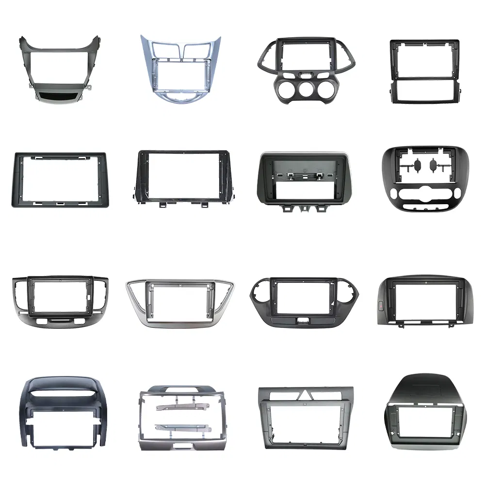 Vacuum Forming OEM/ODM Factory Outlet Other Interior Accessories Car Radio Video Fascia Panel Dashboard Car DVD Player Frame