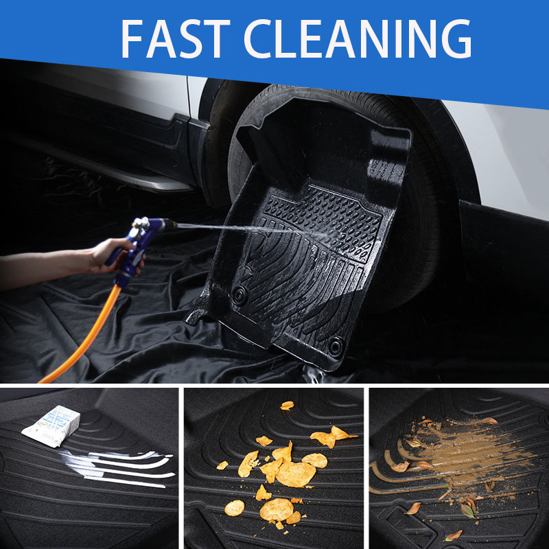 Car Accessories Factory Wholesale Full-Coverage Dustproof TPE Car Floor Mats of Car Accessory