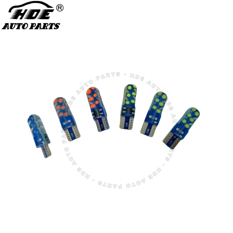 Car Accessories T10 COB Auto Motorcycle Car LED Bulb Flash Auto LED Interior Reading Indicator Lights Bulbs Multi-Color Silica