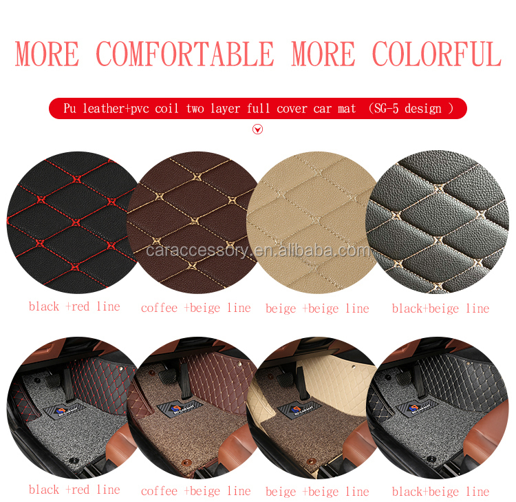China Car Floor Mat Factory Car Floor Mat Factory Sells Hand-Sewn 5D/6D/7D Car Floor Mats