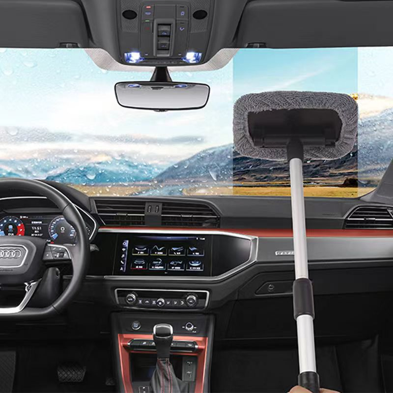 Hot Sale Aluminium Alloy Telescoping Long Handle Car Window Cleaning Mop Cleaning Tool