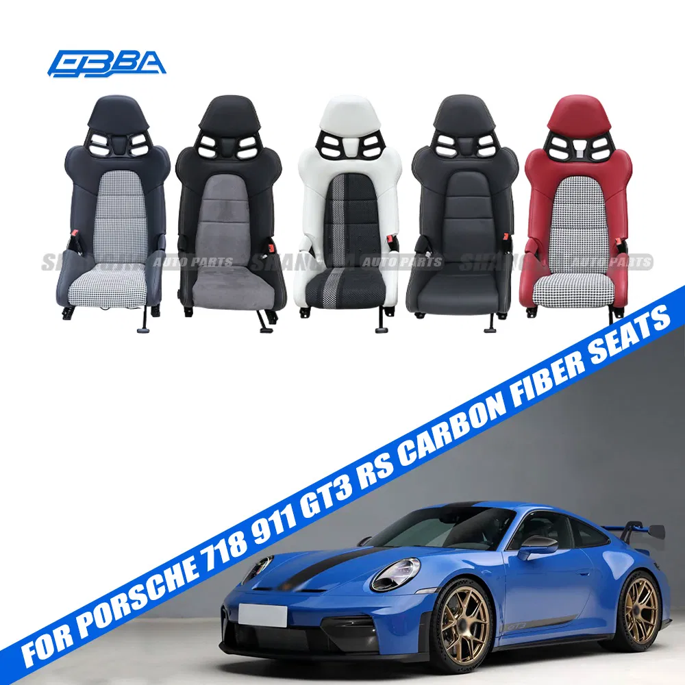 Car Accessories Customizable Track Seats Car Carbon Fiber Seats for Porsche 718 911GT3 RS