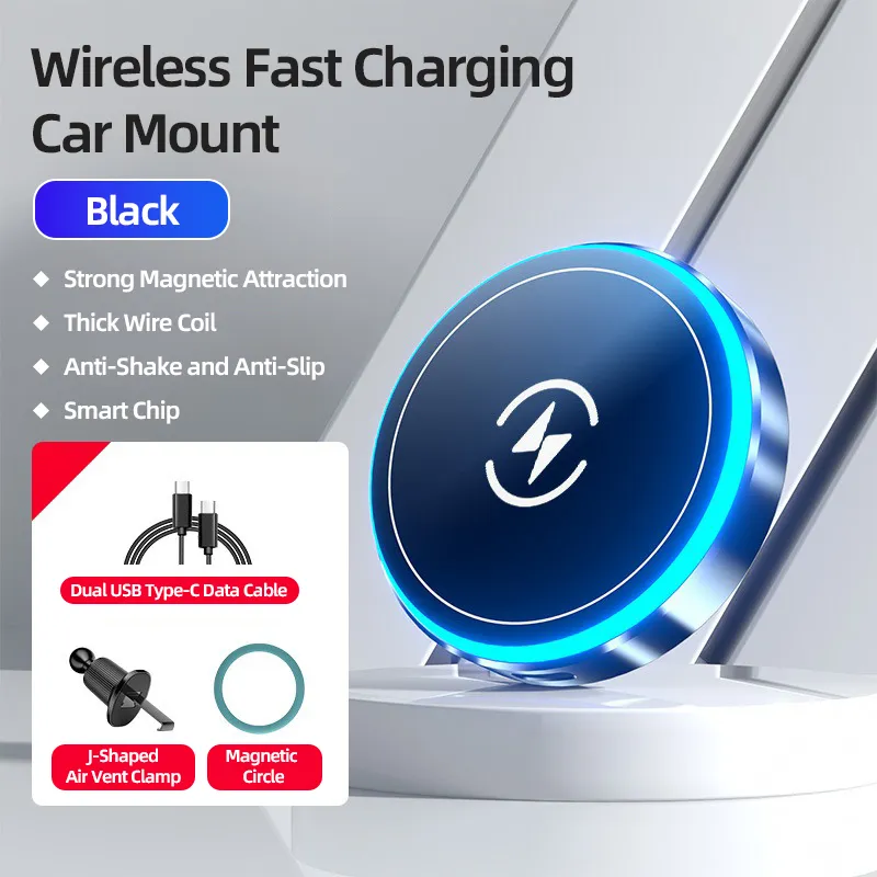 Magnetic Car Phone Holder View 1