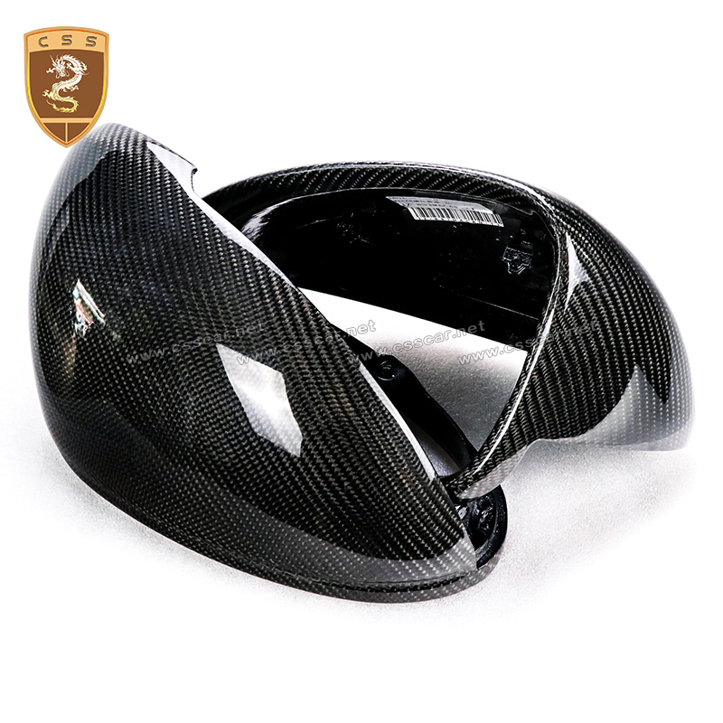 2014 up Carbon Fiber Car Exterior Accessories Side View Mirror Cover for Macan