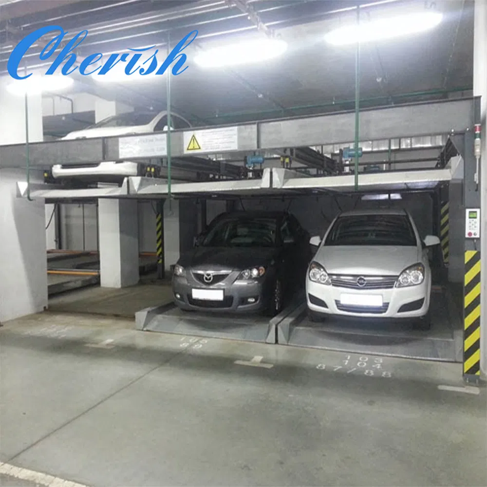 Automatic Car Stacker Parking Lift Multi Levels Customized Puzzle Storage Solution