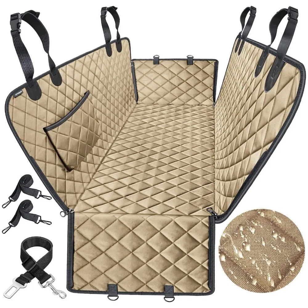 Dog Car Accessory Hammock 600d Scratch Proof Nonslip Durable Soft Pet Seat Cover