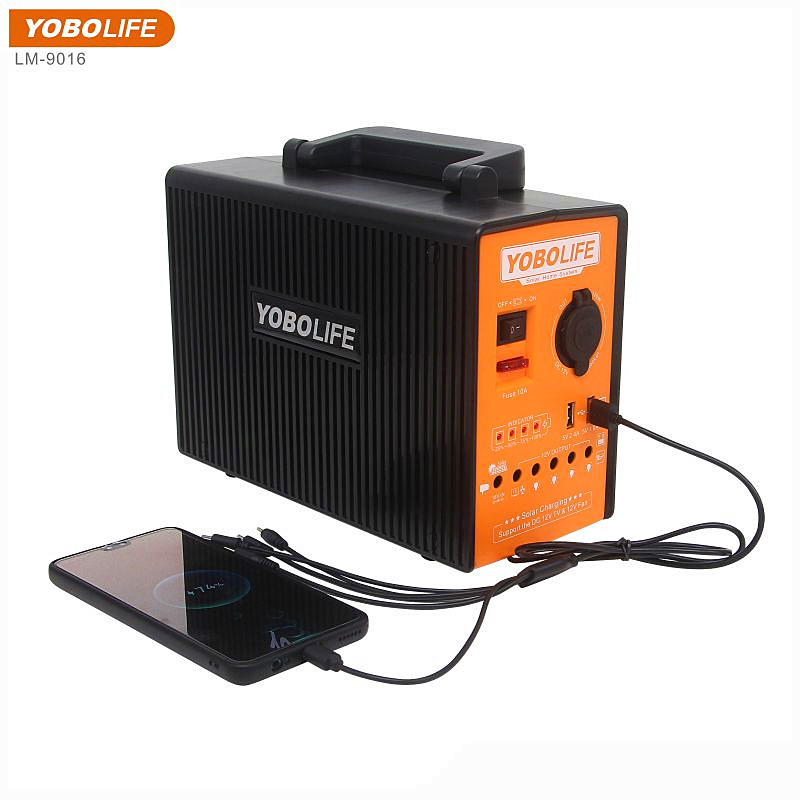 Yobolife Solar Lighting System With12V Car Cable Output Function