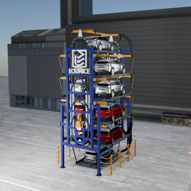 Parking Solution Car Storage Mechanical System Rotary Parking System