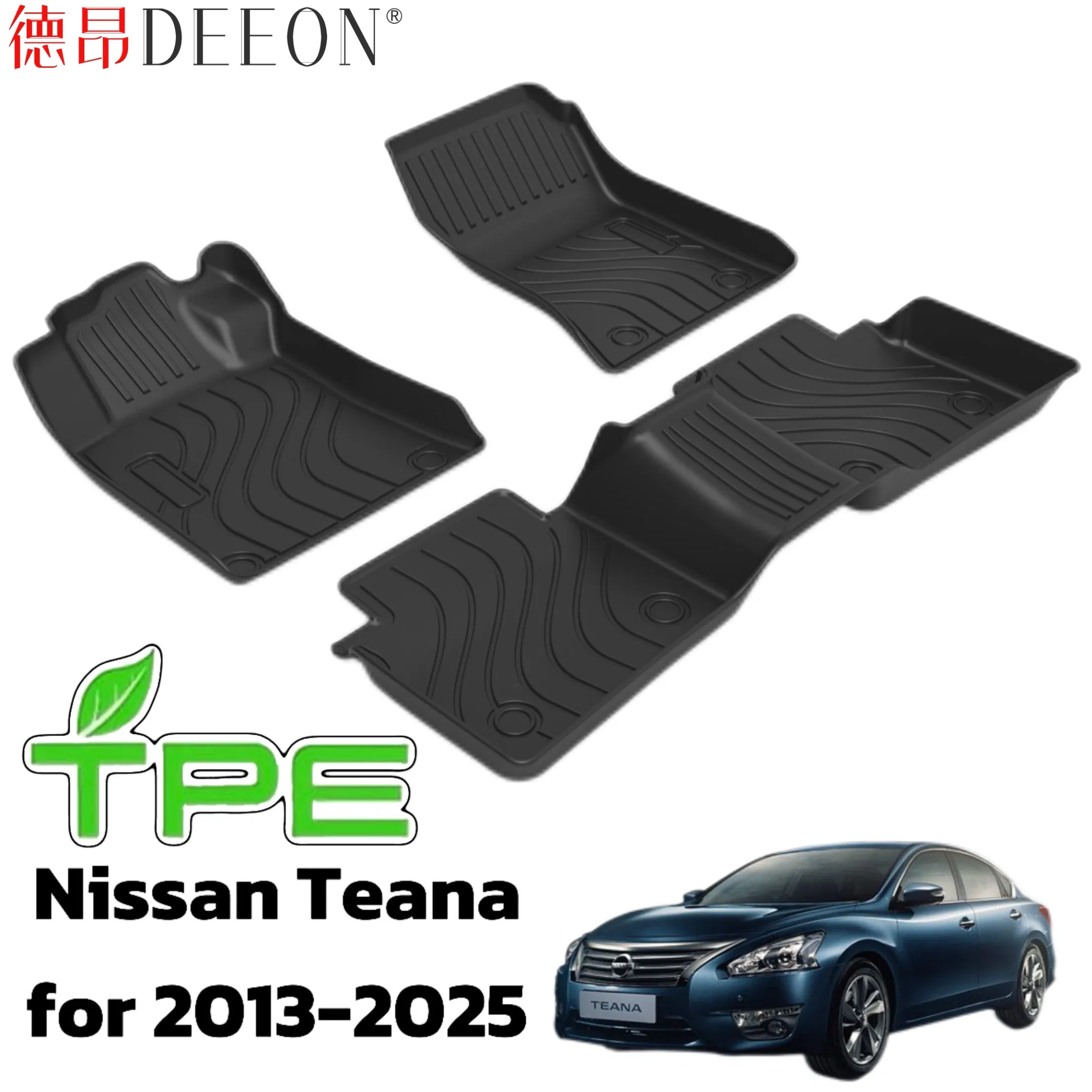 Dust-Proof TPE Car Floor Mat Auto Accessory Foot Mat Trunk Mat for Nissan