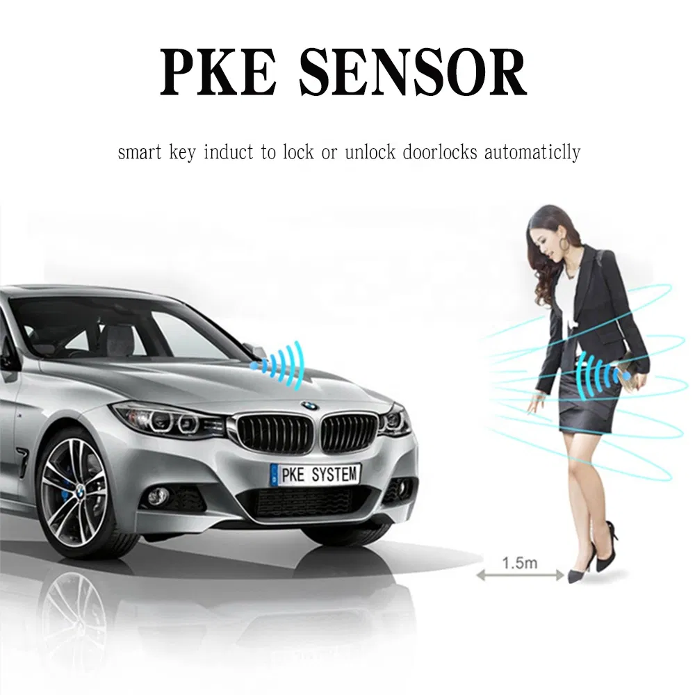 Ghf Pke Keyless Start Stop Engine Car Security Alarm System with Phone APP