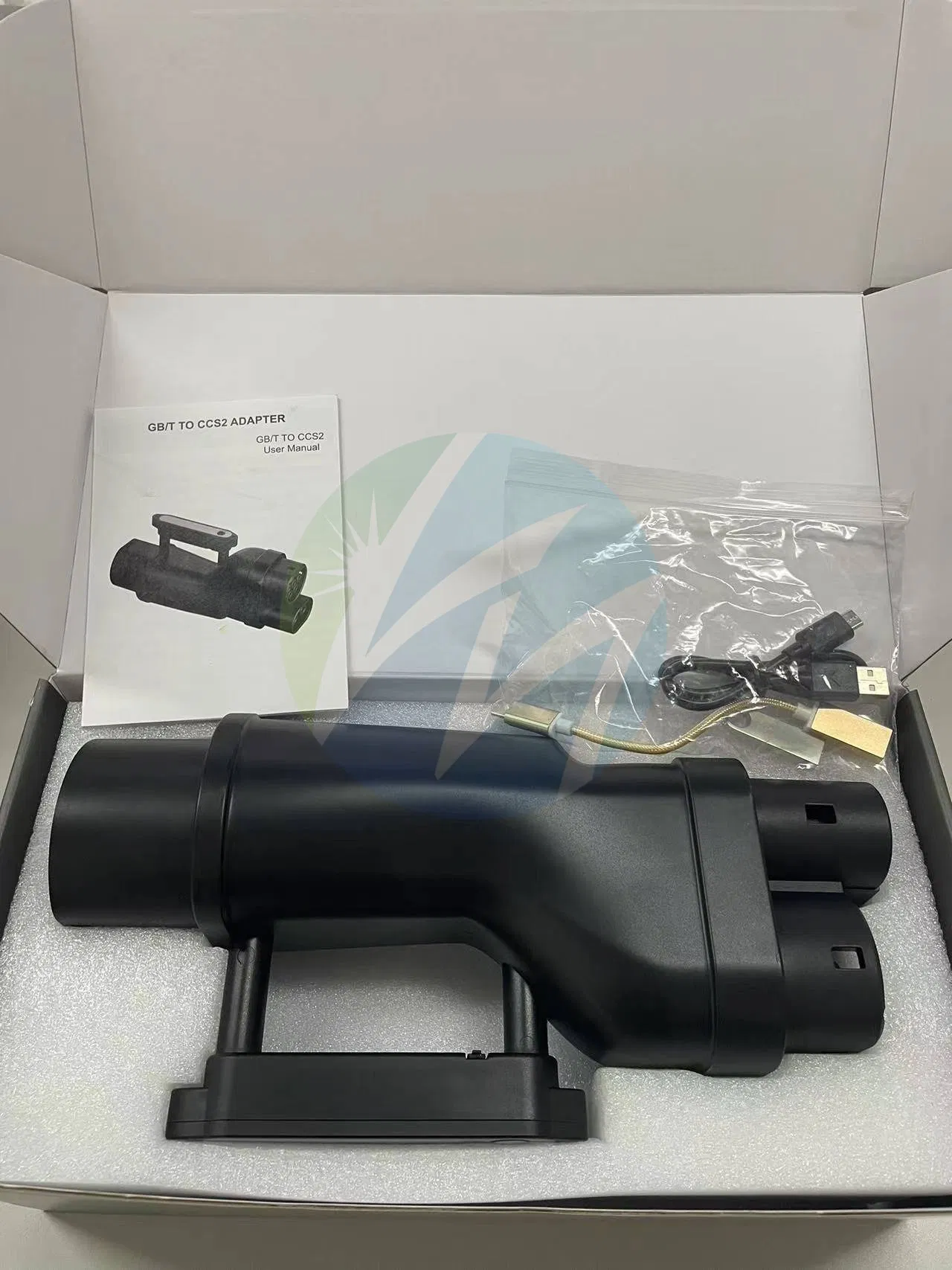 Gbt to CCS2 Electric Car Adapter Fast Charging Adapter DC 1000V 250kw EV Charger Adapter Gbt to CCS Combo2 Connector Plug