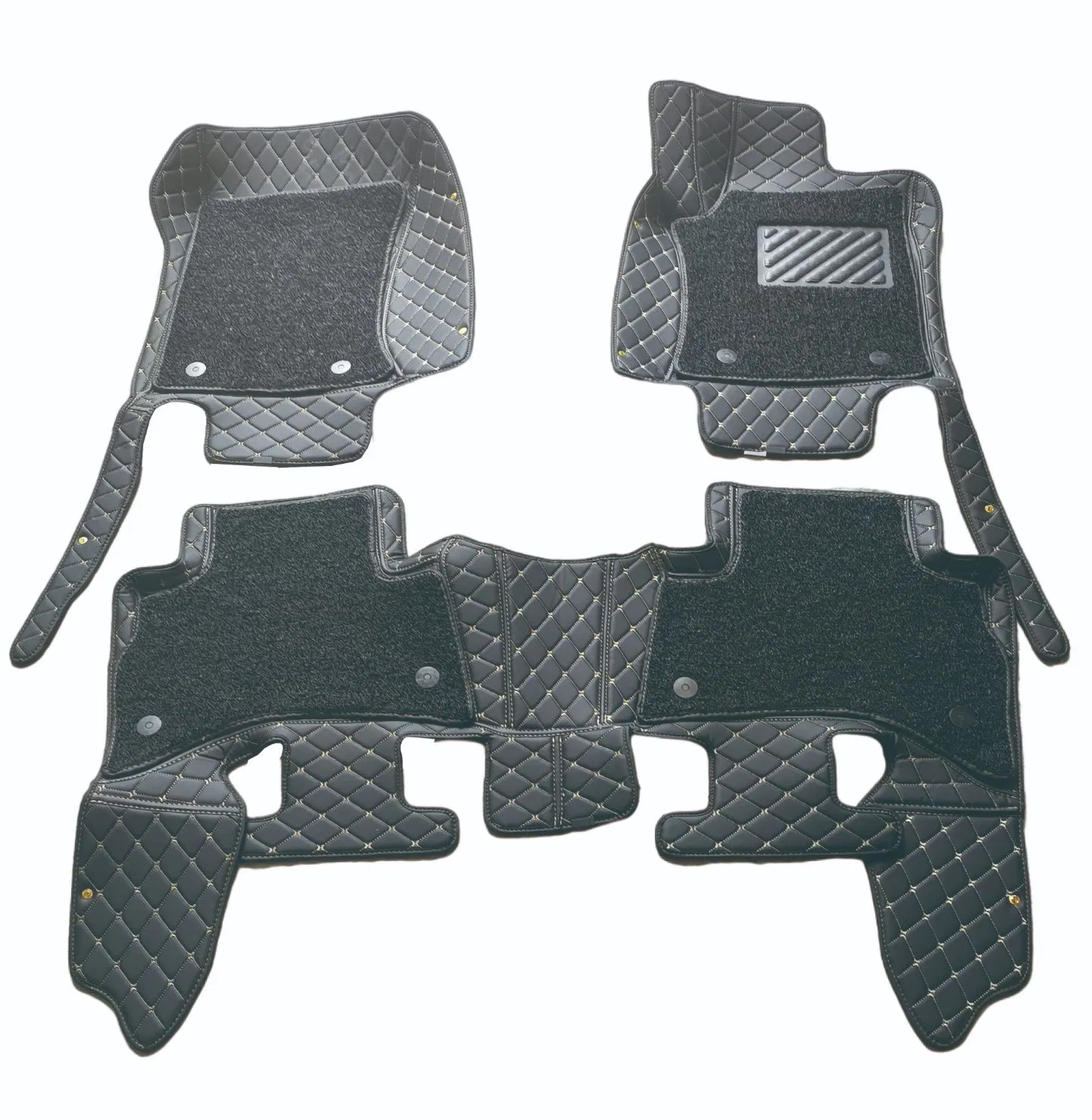 Premium Custom Logo 5D Leather Car Mats for Ultimate Comfort