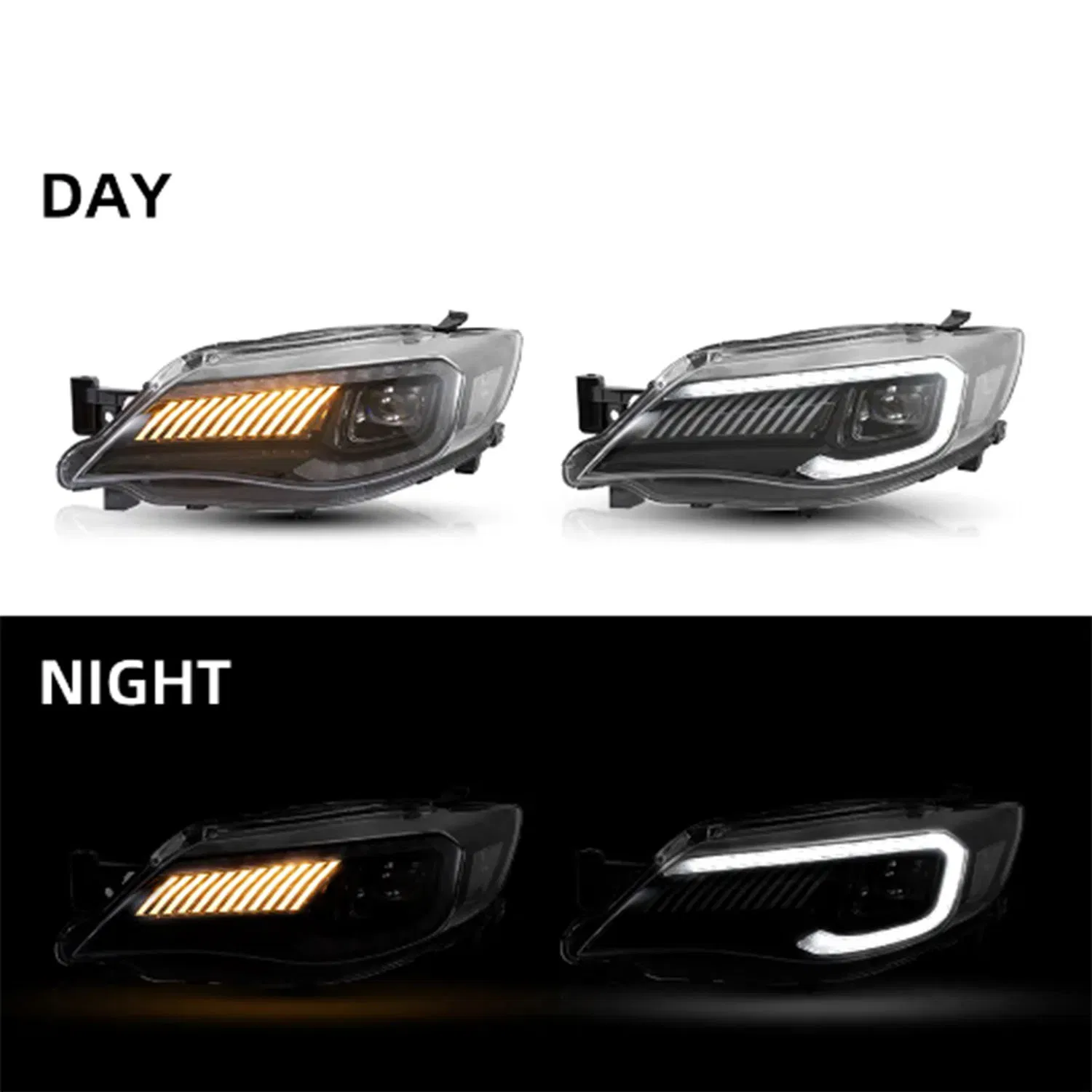 Tdh Car Styling Head Lamp for Subaru Wrx LED Headlight 2008-2014 Auto Accessories
