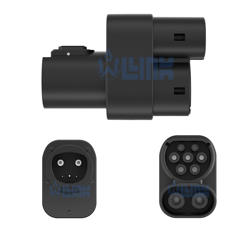 EV Charging Adapter CCS 2 Combo Adapter DC Connector EV Car Charger for Tesla to CCS2 Adaptor Plug for Tesla