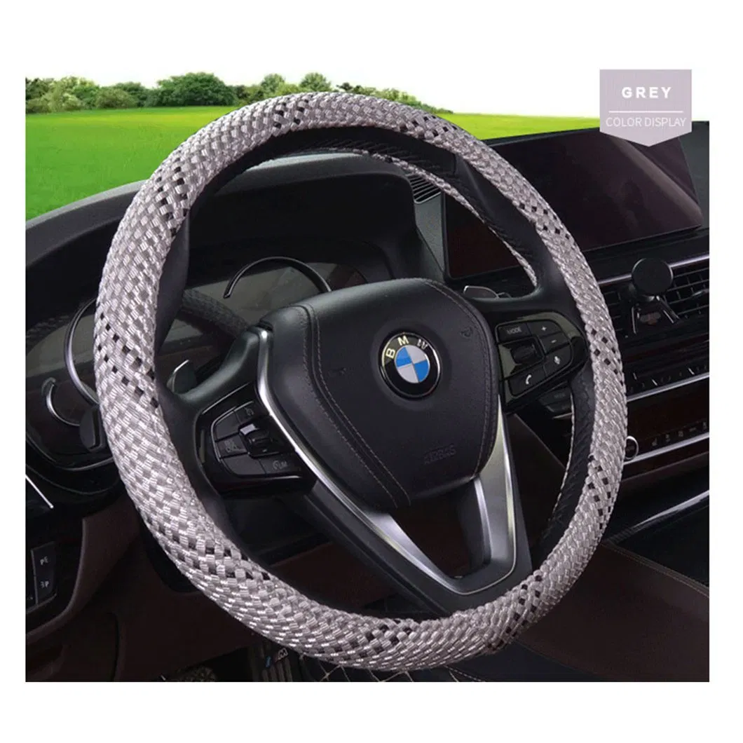 Premium Ice Silk Steering Wheel Cover for Comfort and Grip